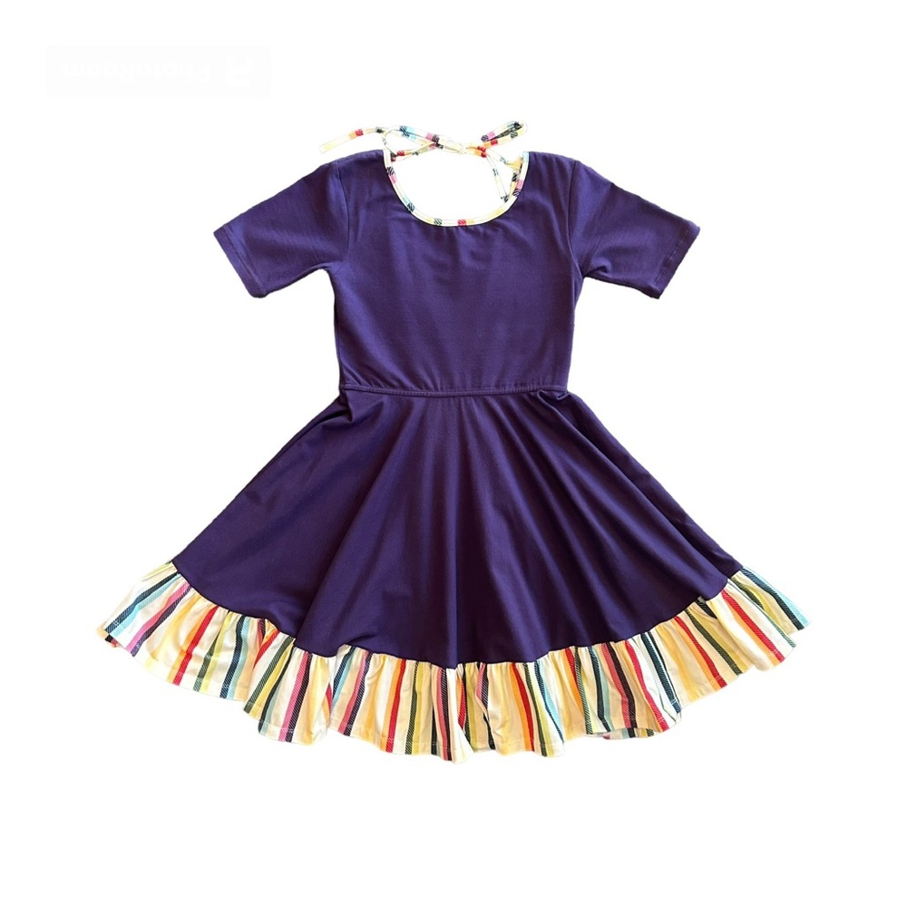 Omi Jo Well Dressed Wolf after the storm plum purple dress size 8